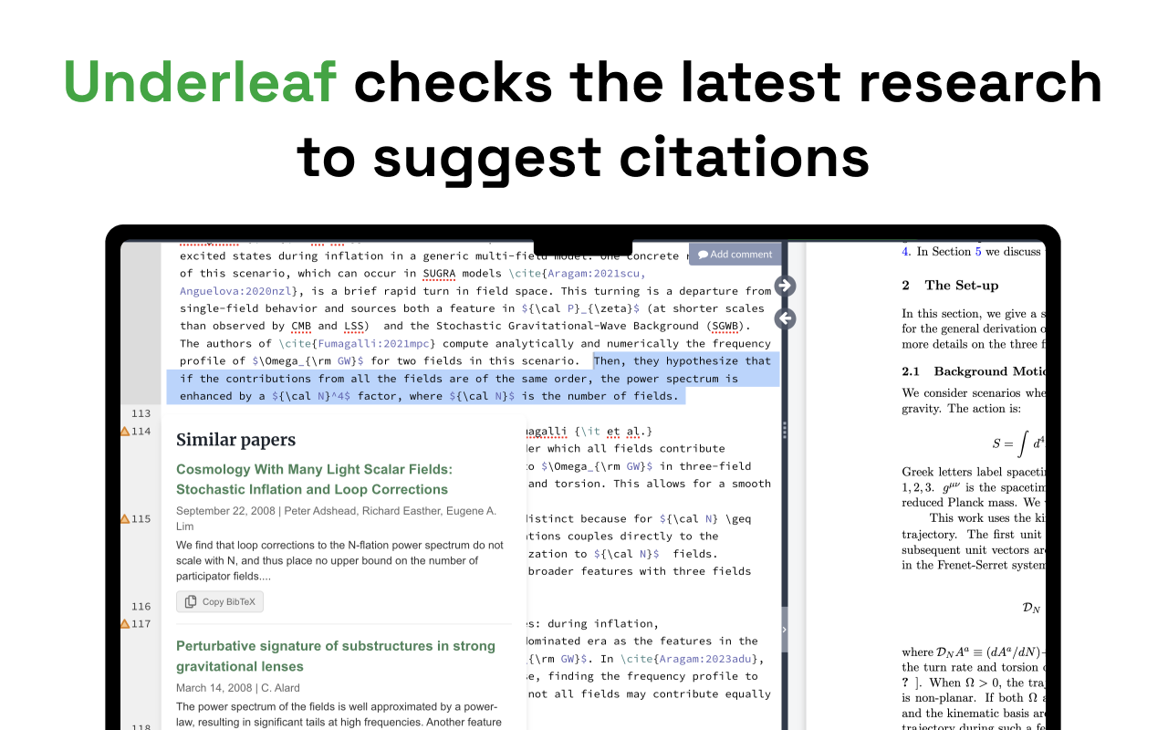 Underleaf | AI & Dark Mode for Overleaf chrome谷歌浏览器插件_扩展第3张截图