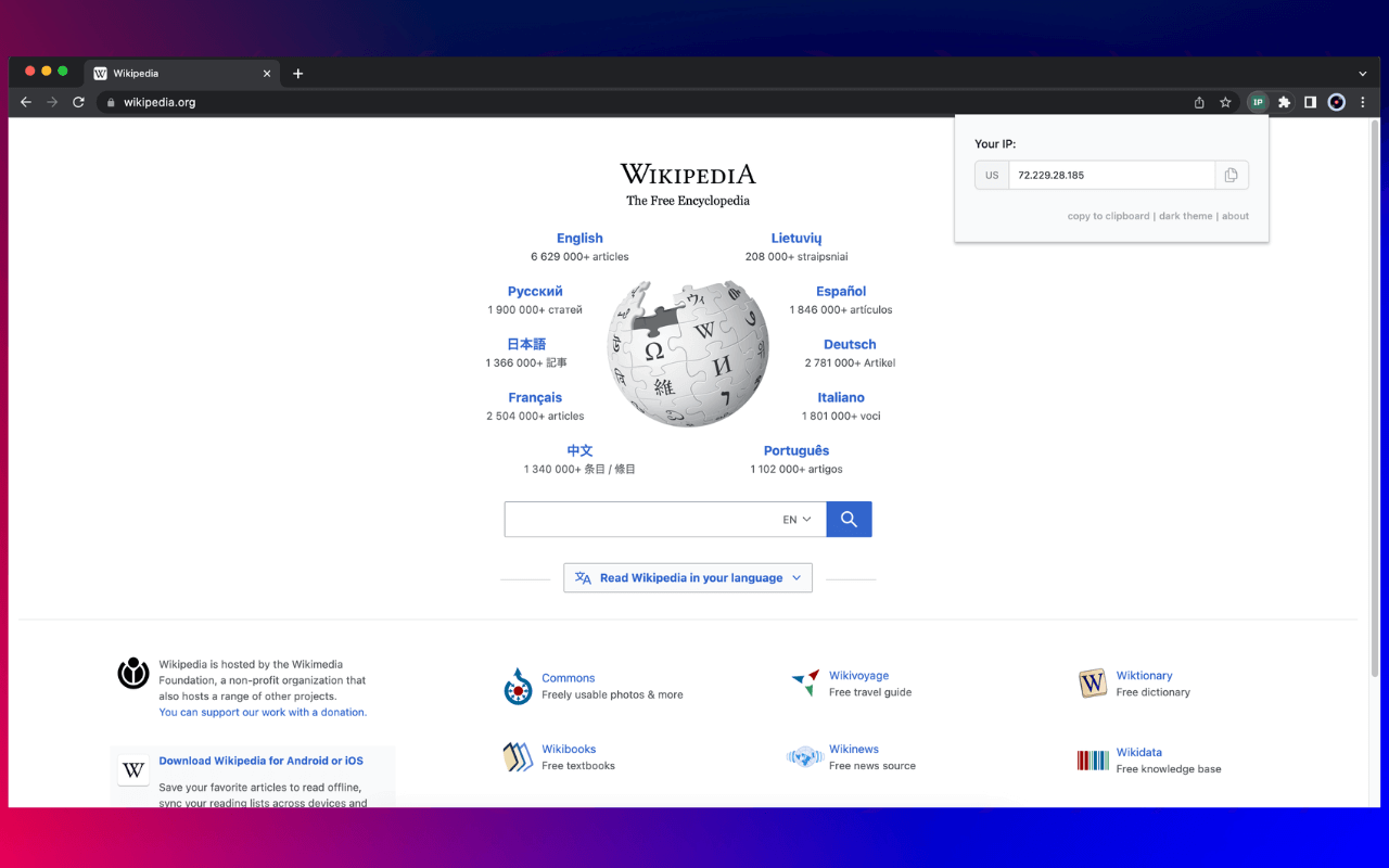 Just IP Address chrome谷歌浏览器插件_扩展第4张截图