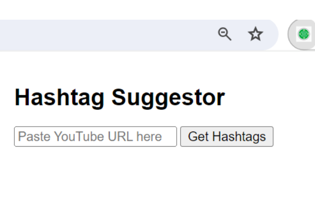 YouTube Hashtag Suggestor chrome谷歌浏览器插件_扩展第2张截图