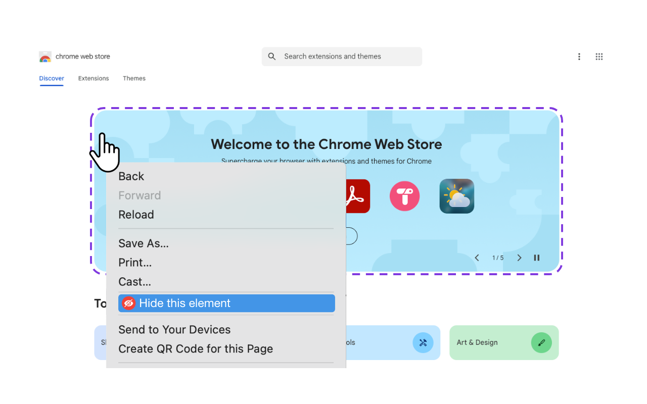 Web Cleaner - Hide & Block Elements chrome谷歌浏览器插件_扩展第1张截图