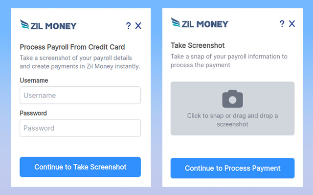 Zilmoney - Payroll by Credit Card chrome谷歌浏览器插件_扩展第2张截图