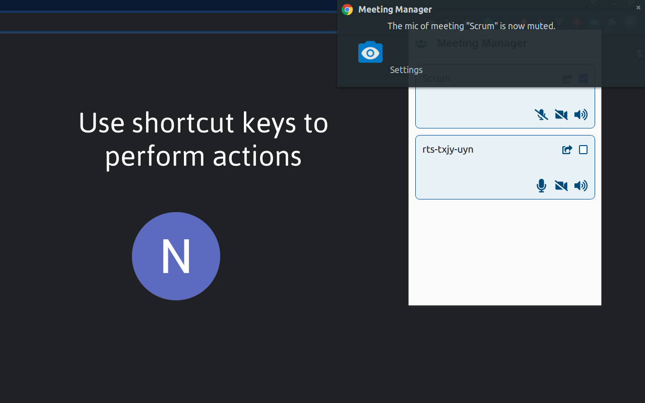 Meeting Manager chrome谷歌浏览器插件_扩展第1张截图
