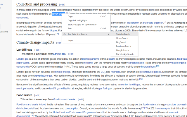 Text Selection Search chrome谷歌浏览器插件_扩展第1张截图