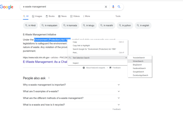 Text Selection Search chrome谷歌浏览器插件_扩展第3张截图