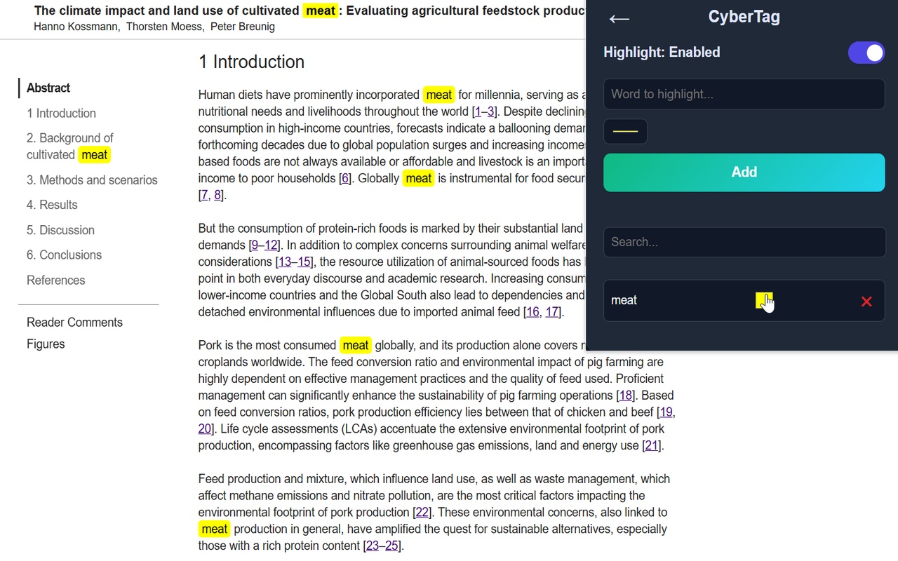 Chrome Highlighter — Free Text & Word Highlighter for Webpages chrome谷歌浏览器插件_扩展第1张截图