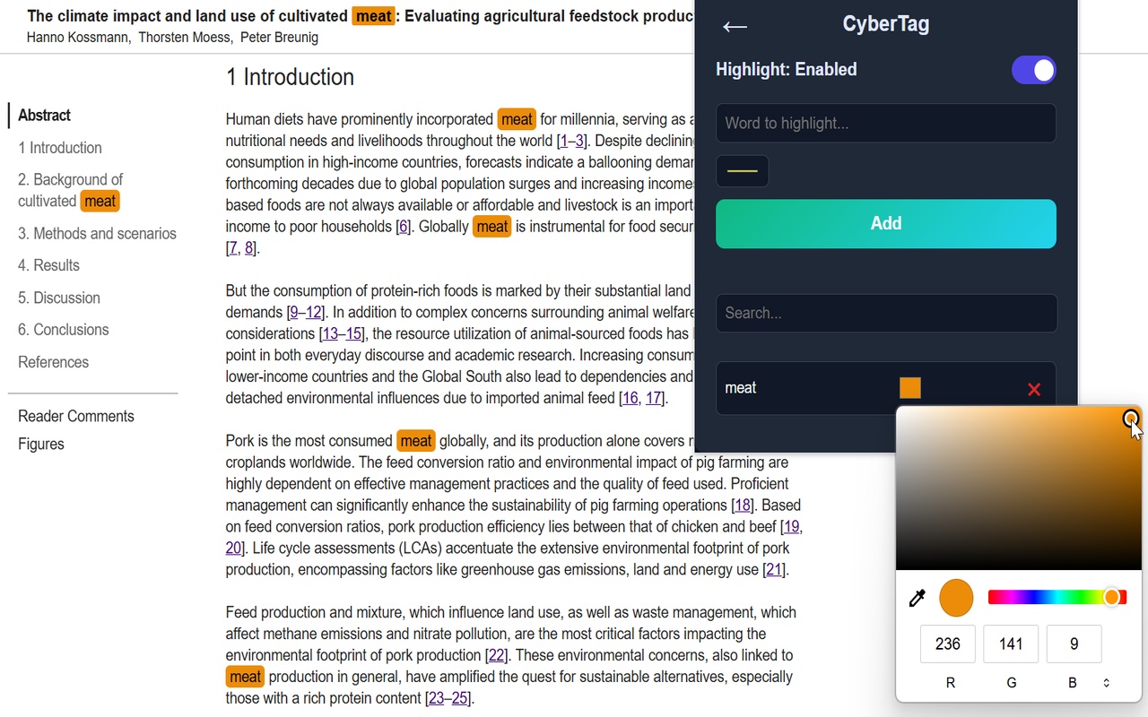 Chrome Highlighter — Free Text & Word Highlighter for Webpages chrome谷歌浏览器插件_扩展第3张截图