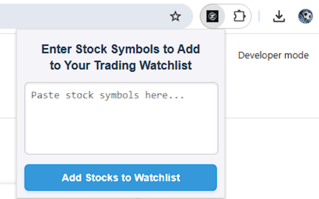 Chartink to watchlist chrome谷歌浏览器插件_扩展第1张截图
