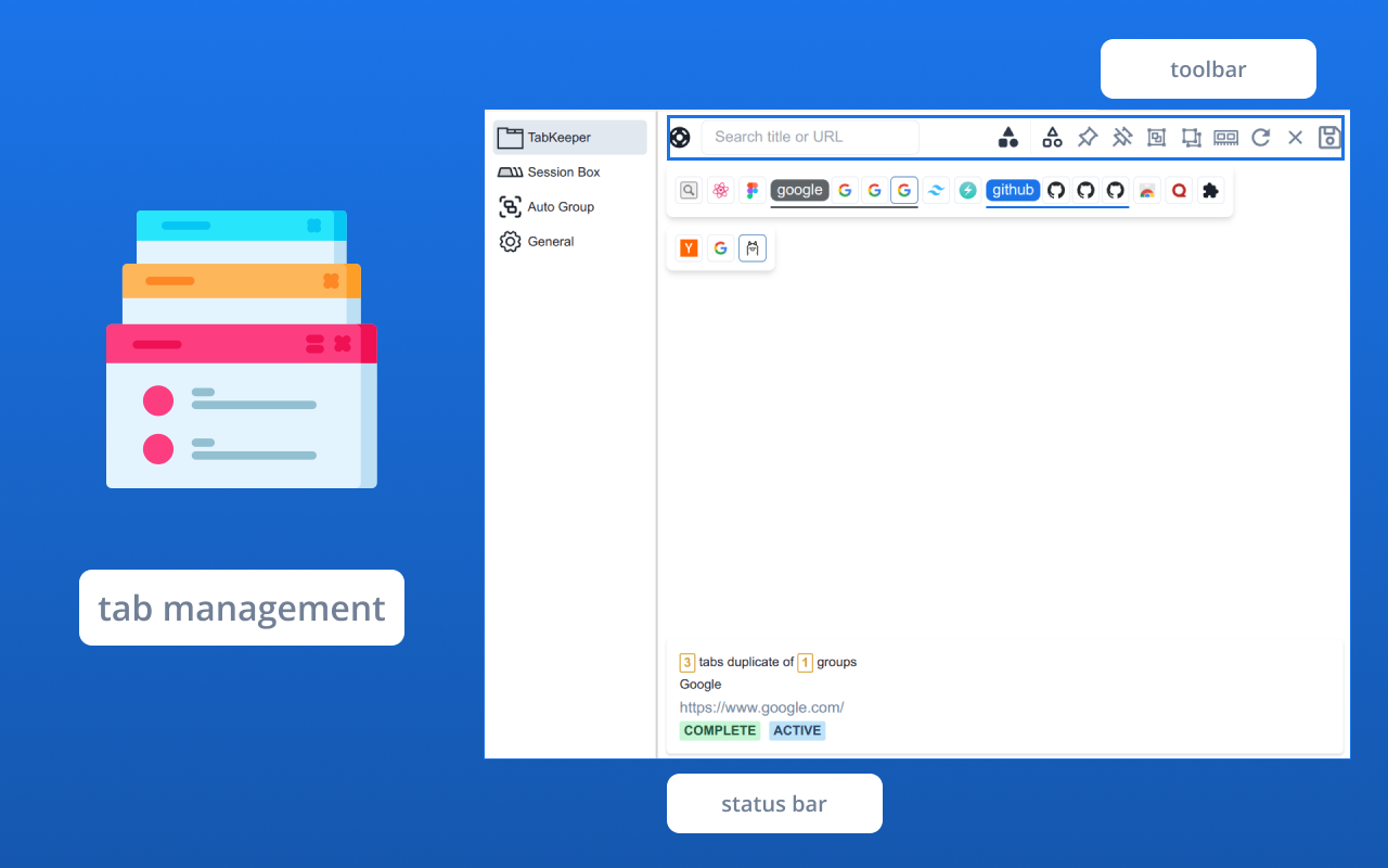 TabKeeper - Manages Tabs and Tab Groups chrome谷歌浏览器插件_扩展第1张截图