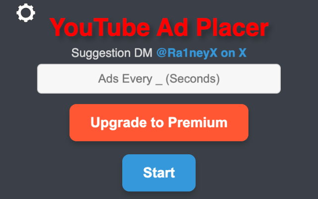 YouTube Ad Placer chrome谷歌浏览器插件_扩展第2张截图