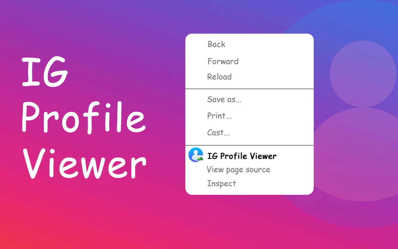 IG Profile Viewer chrome谷歌浏览器插件_扩展第2张截图