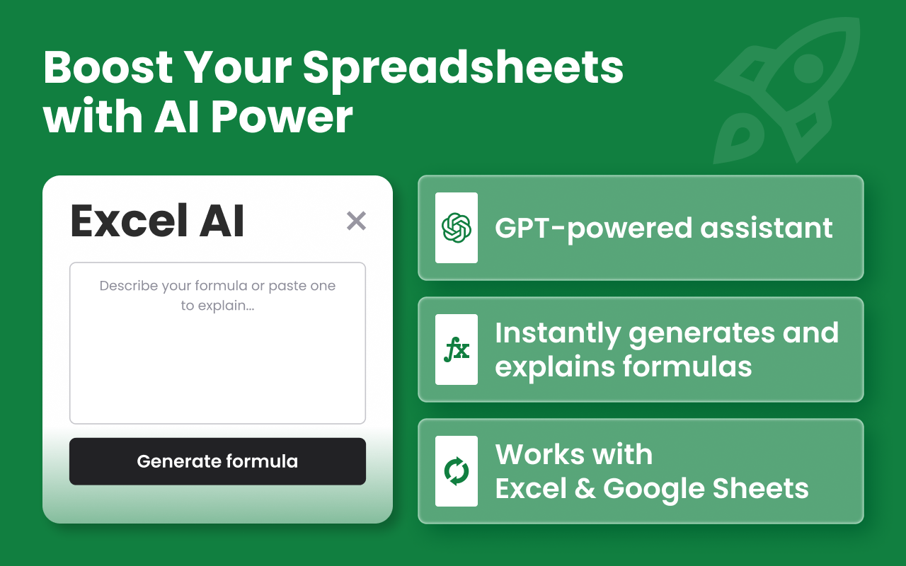 Excel AI chrome谷歌浏览器插件_扩展第2张截图