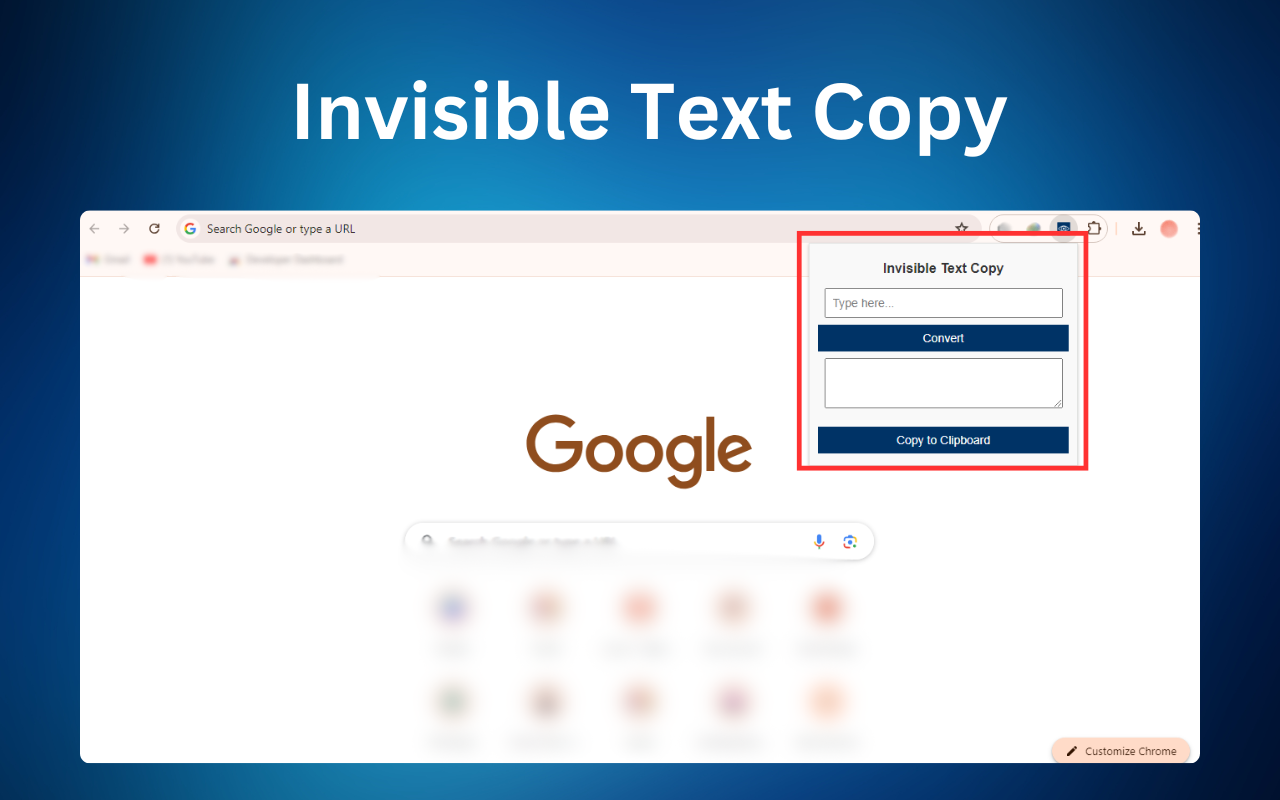 Invisible Text Copy chrome谷歌浏览器插件_扩展第1张截图