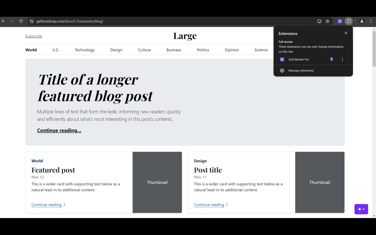 Grid Master Pro chrome谷歌浏览器插件_扩展第5张截图