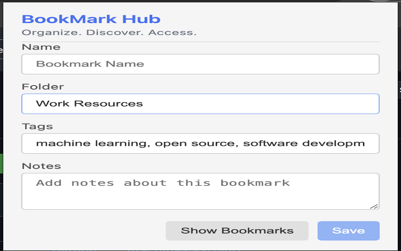 AI Bookmark Manager Pro chrome谷歌浏览器插件_扩展第4张截图