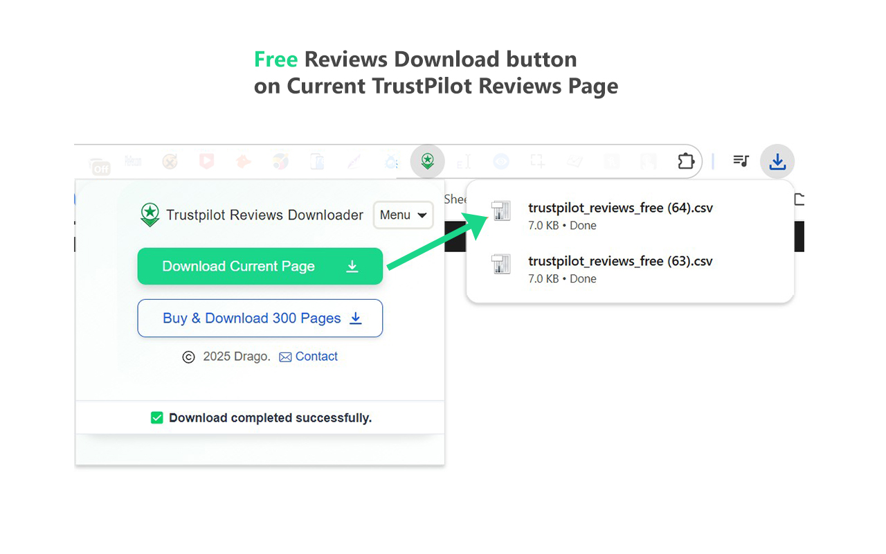 Trustpilot Reviews Downloader chrome谷歌浏览器插件_扩展第1张截图