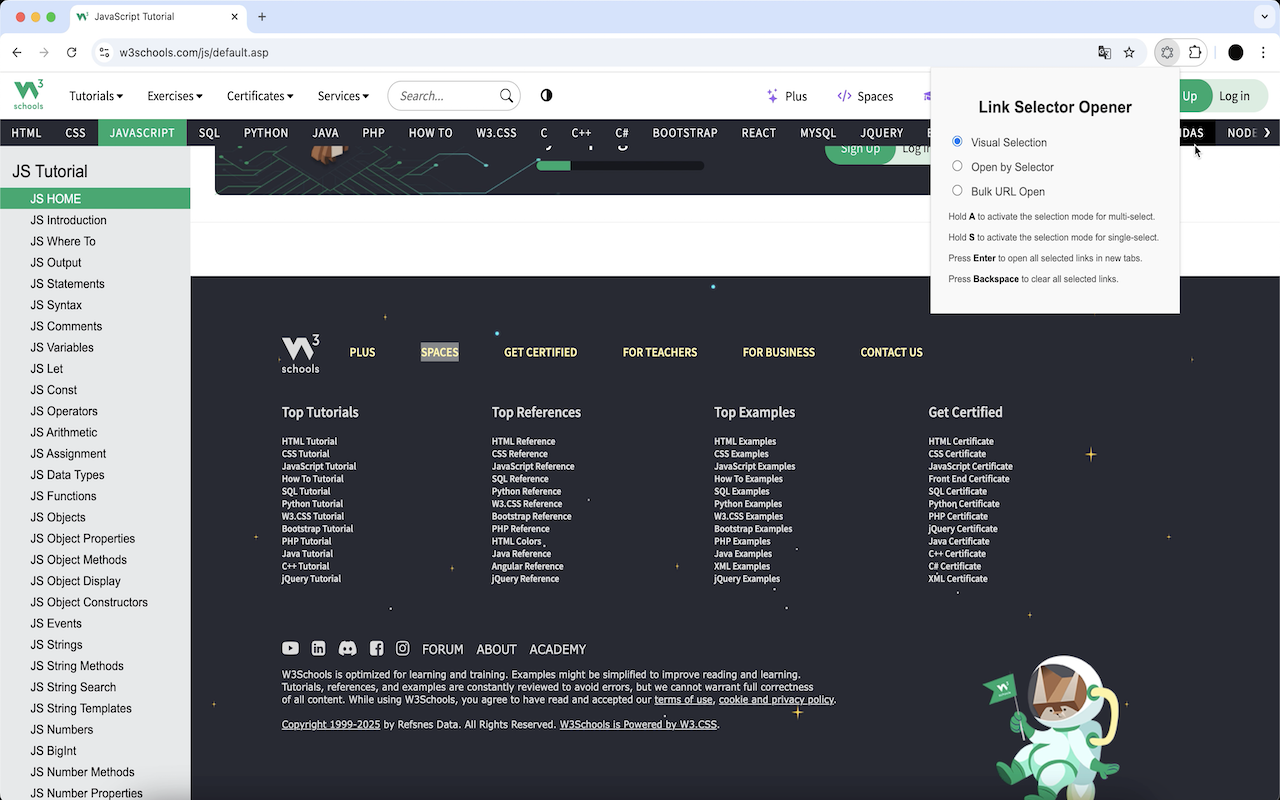 Link Selector Opener chrome谷歌浏览器插件_扩展第3张截图