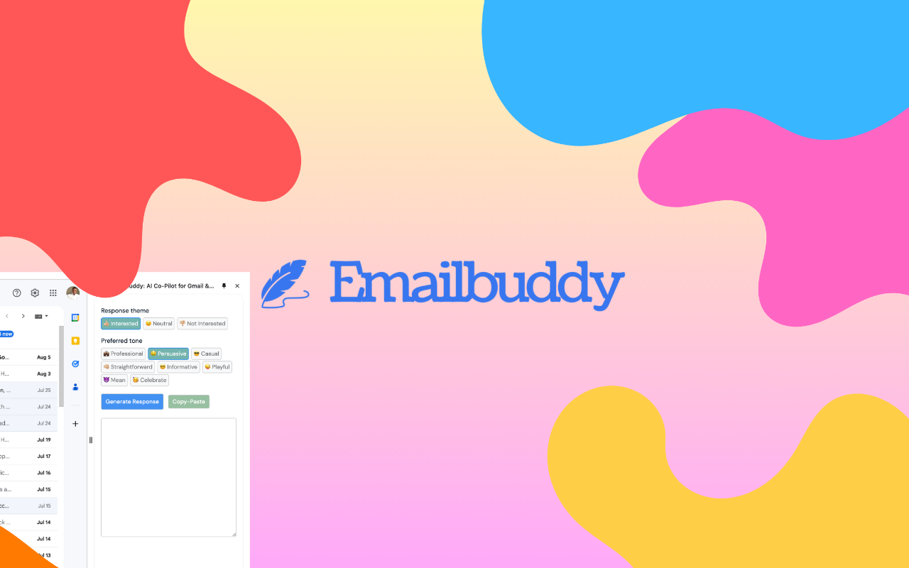 Emailbuddy: AI Co-Pilot for Gmail & Outlook chrome谷歌浏览器插件_扩展第3张截图