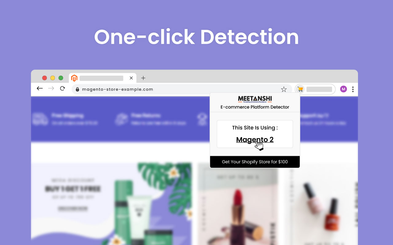 E-commerce Platform Detector by Meetanshi chrome谷歌浏览器插件_扩展第2张截图