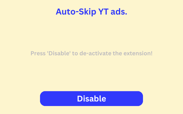 Auto-skip YT Ads chrome谷歌浏览器插件_扩展第2张截图