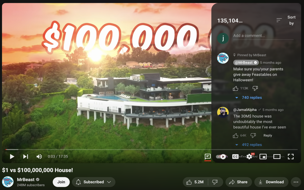 Youtube Show Comments Overlay chrome谷歌浏览器插件_扩展第1张截图