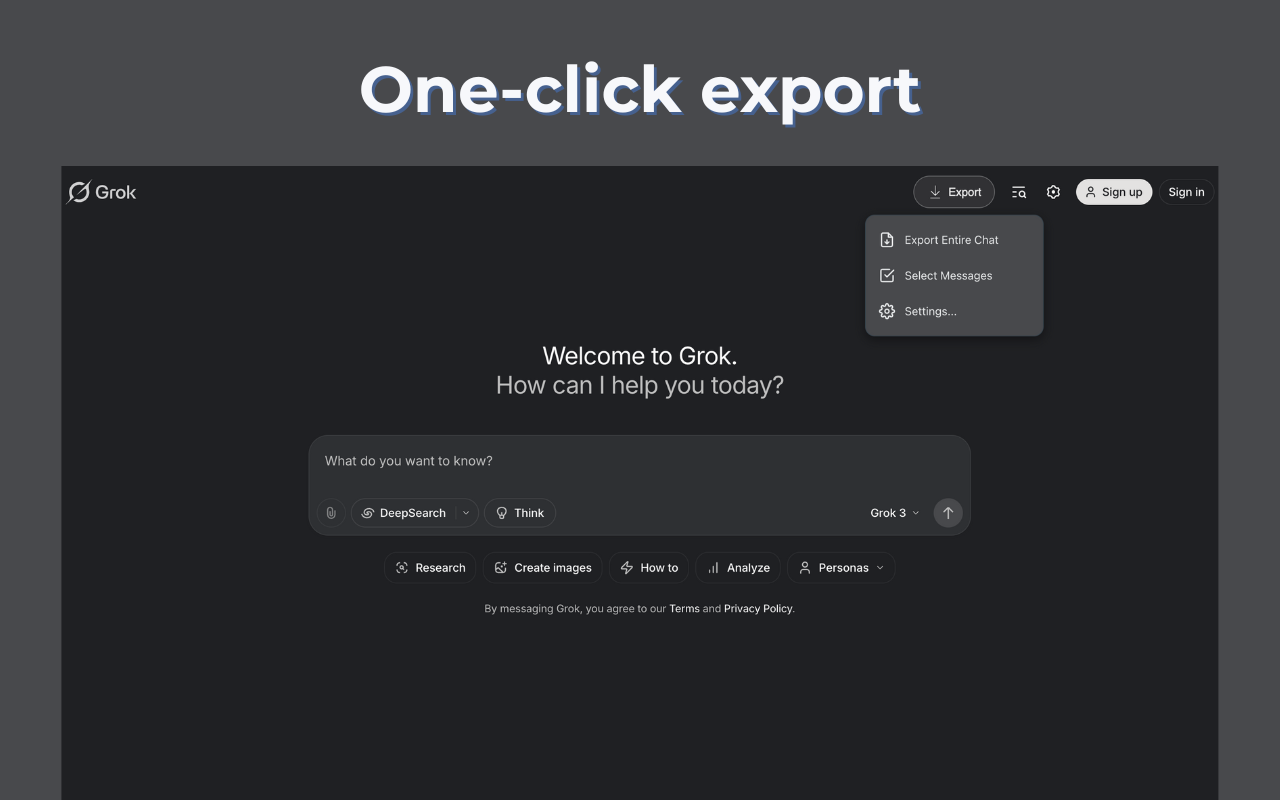 Grok to PDF chrome谷歌浏览器插件_扩展第2张截图