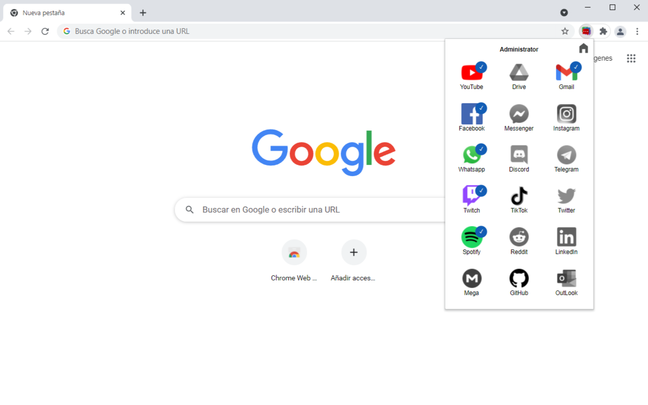 Social Tabs chrome谷歌浏览器插件_扩展第1张截图