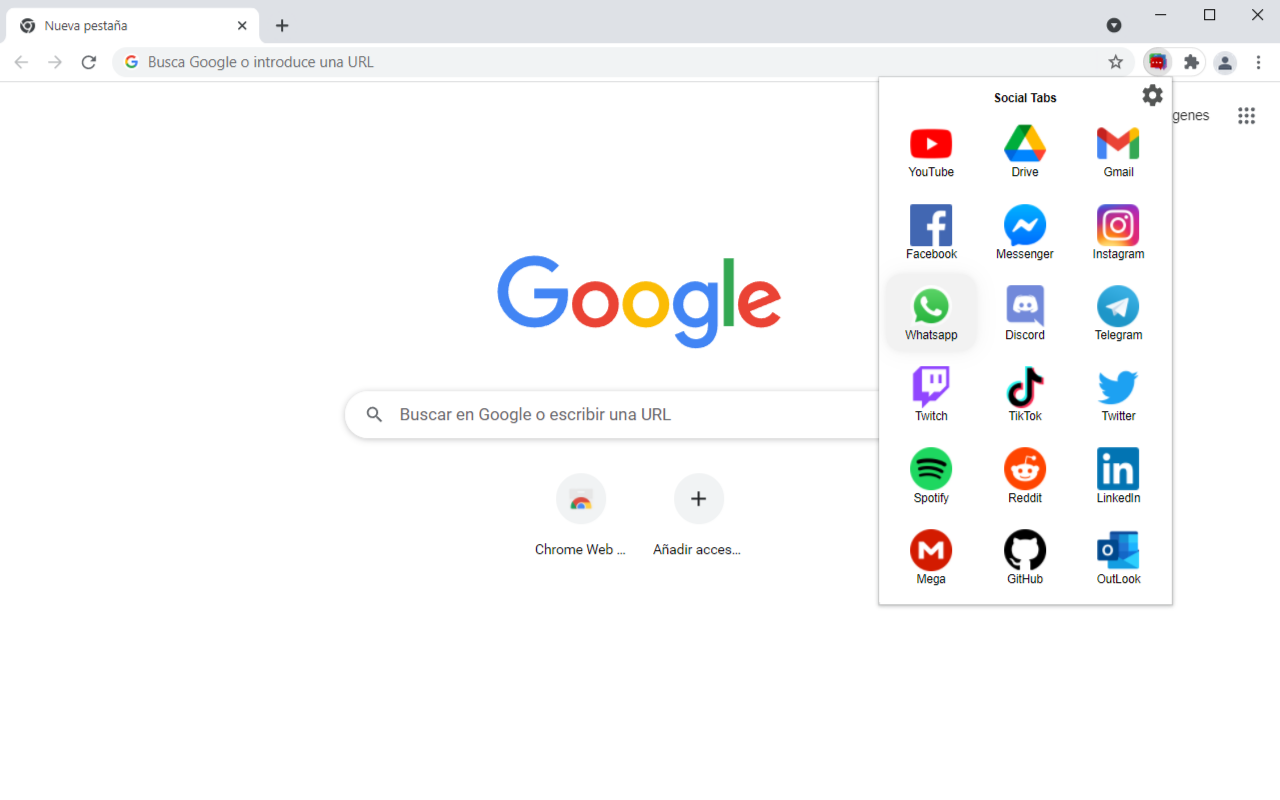 Social Tabs chrome谷歌浏览器插件_扩展第3张截图