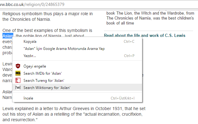 Right-Click Search Wiktionary chrome谷歌浏览器插件_扩展第3张截图