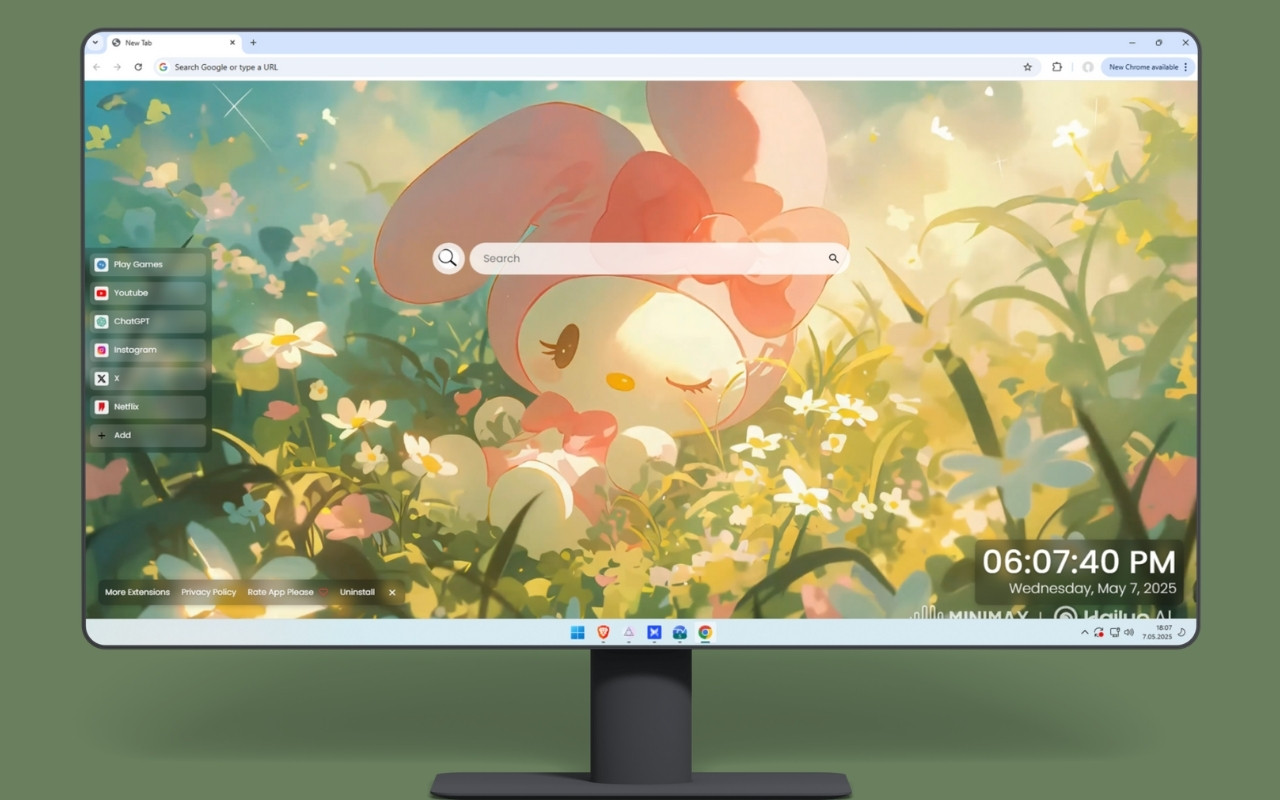 My Melody Sunny Live Wallpaper chrome谷歌浏览器插件_扩展第3张截图