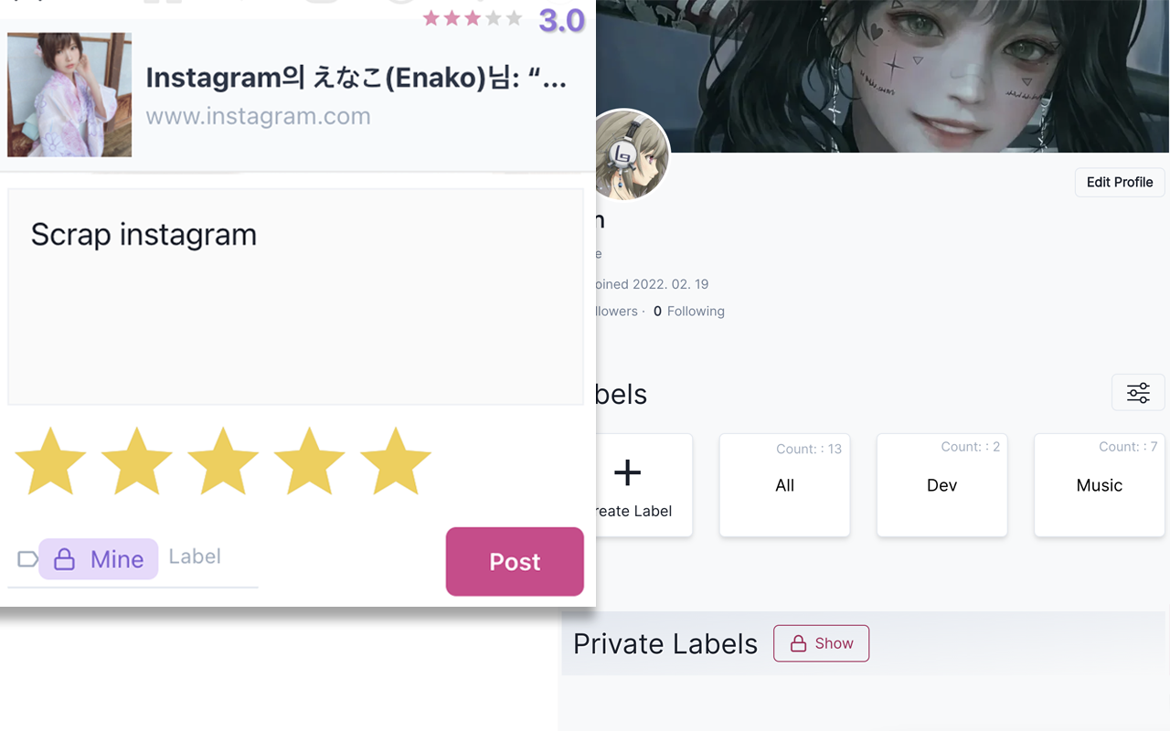 Keaping scrap chrome谷歌浏览器插件_扩展第3张截图