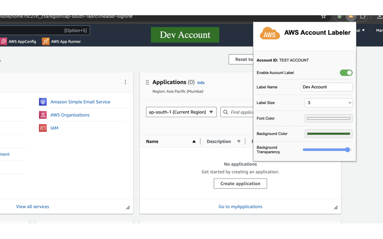 AWS Account Labeler chrome谷歌浏览器插件_扩展第3张截图