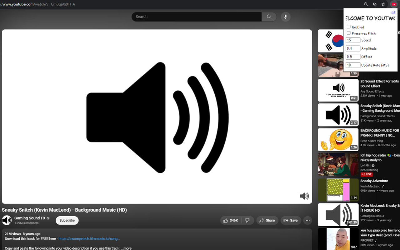YouTwowowobifier chrome谷歌浏览器插件_扩展第2张截图