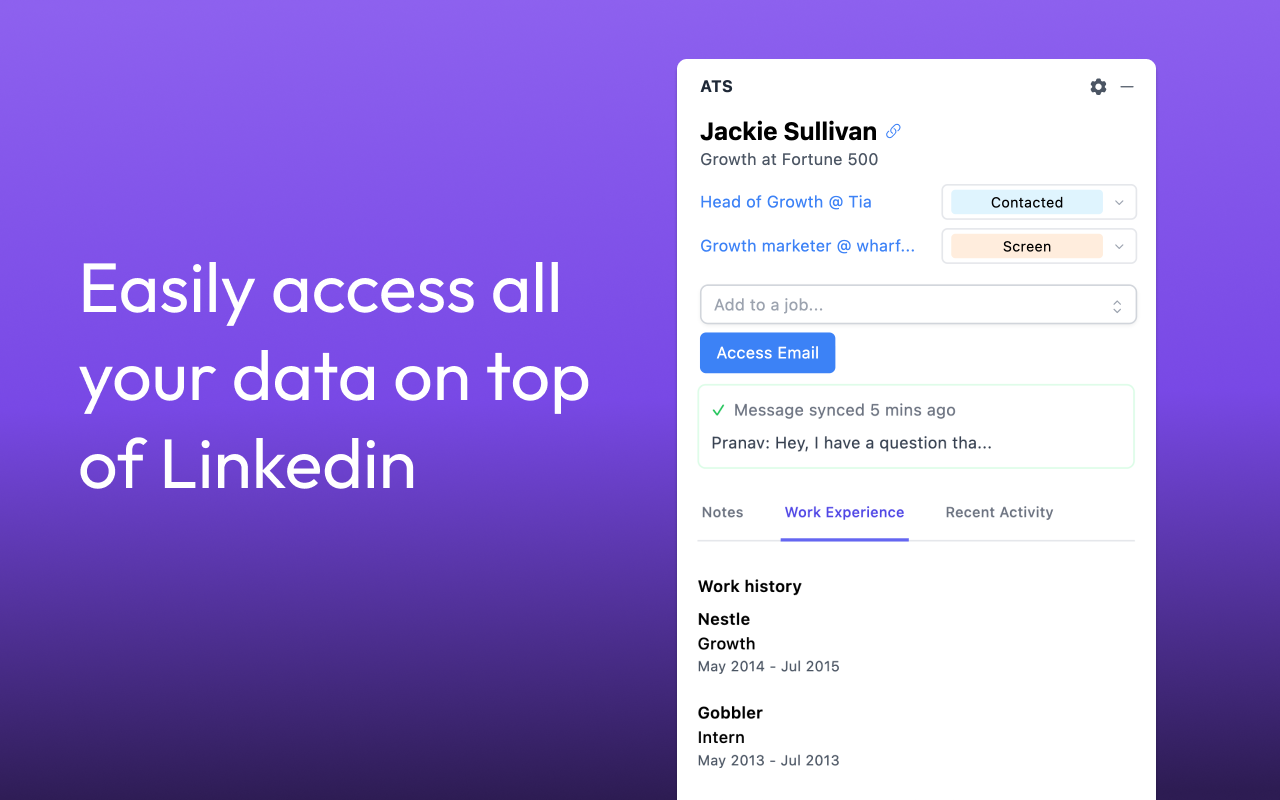 Stardex ATS + CRM chrome谷歌浏览器插件_扩展第1张截图