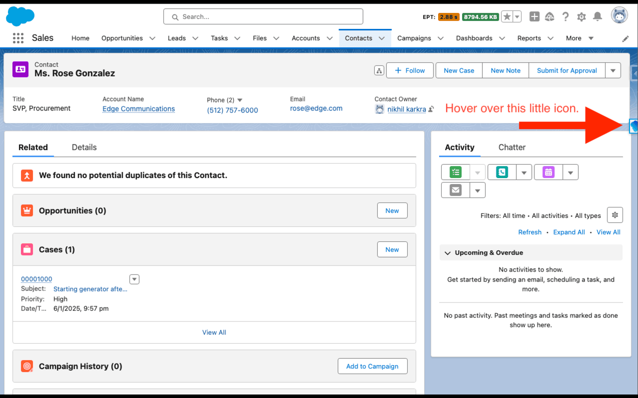 SF Quick Links chrome谷歌浏览器插件_扩展第3张截图