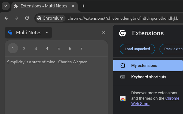 Multi Notes chrome谷歌浏览器插件_扩展第2张截图