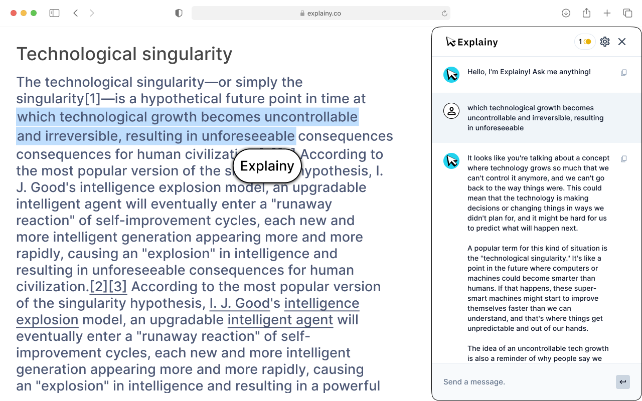 Explainy chrome谷歌浏览器插件_扩展第2张截图
