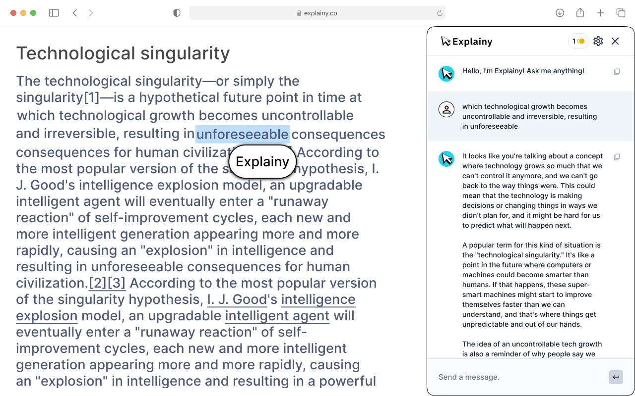Explainy chrome谷歌浏览器插件_扩展第3张截图