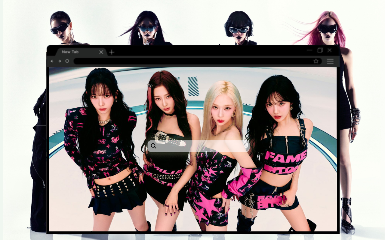 Aespa Wallpaper New Tab chrome谷歌浏览器插件_扩展第1张截图