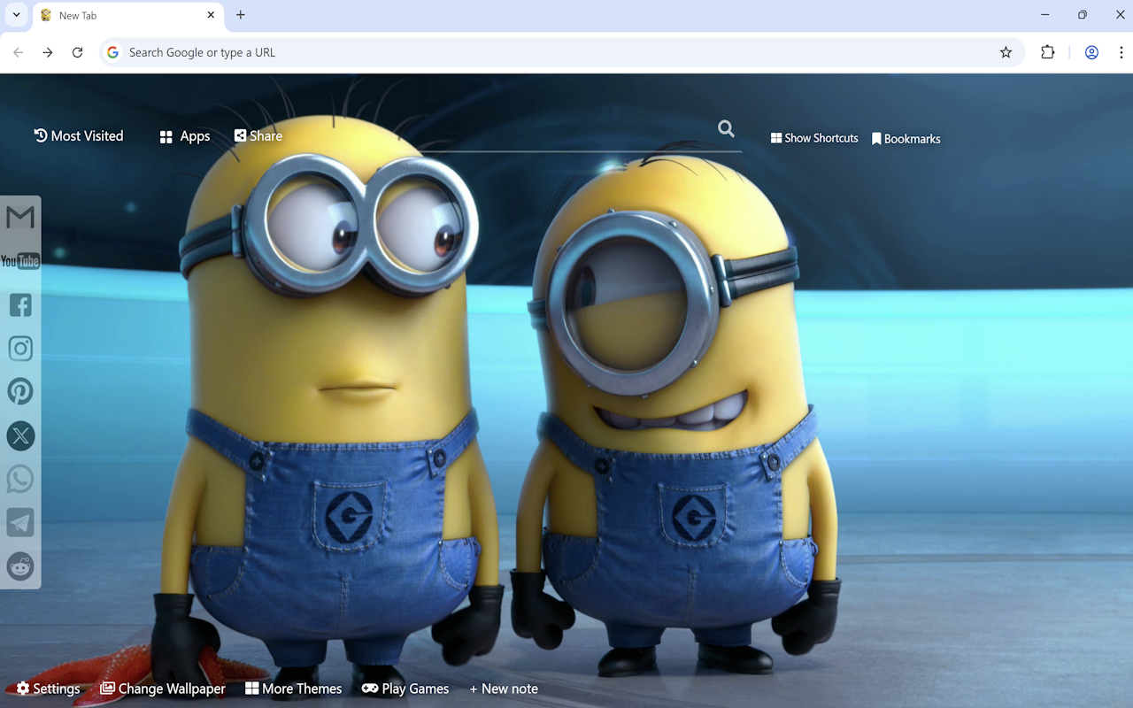 Minions Wallpaper chrome谷歌浏览器插件_扩展第1张截图