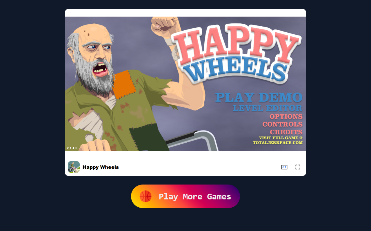 Happy Wheels 游戏 - 驾驭狂野的布娃娃物理学和搞笑挑战！ chrome谷歌浏览器插件_扩展第2张截图