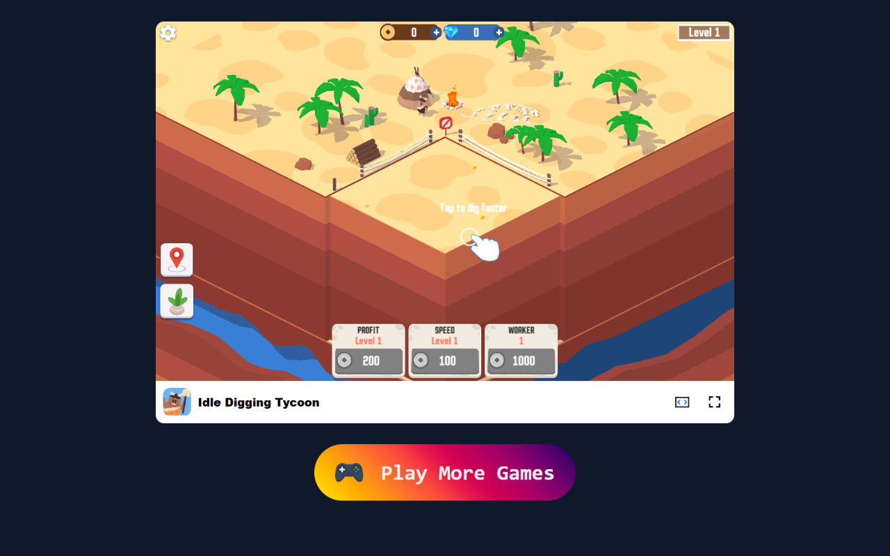 Idle Digging Tycoon 游戏 - 成为终极矿业大亨！ chrome谷歌浏览器插件_扩展第2张截图