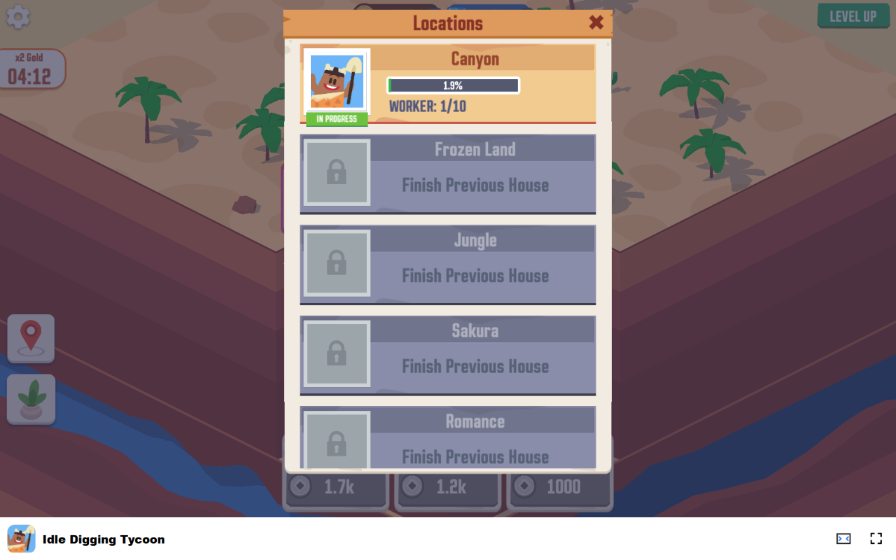 Idle Digging Tycoon 游戏 - 成为终极矿业大亨！ chrome谷歌浏览器插件_扩展第5张截图