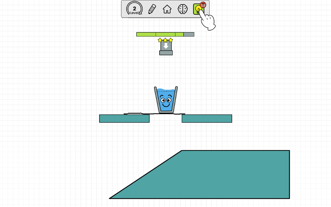 Happy Glass 游戏 - 解决有趣且具有挑战性的物理难题！ chrome谷歌浏览器插件_扩展第3张截图