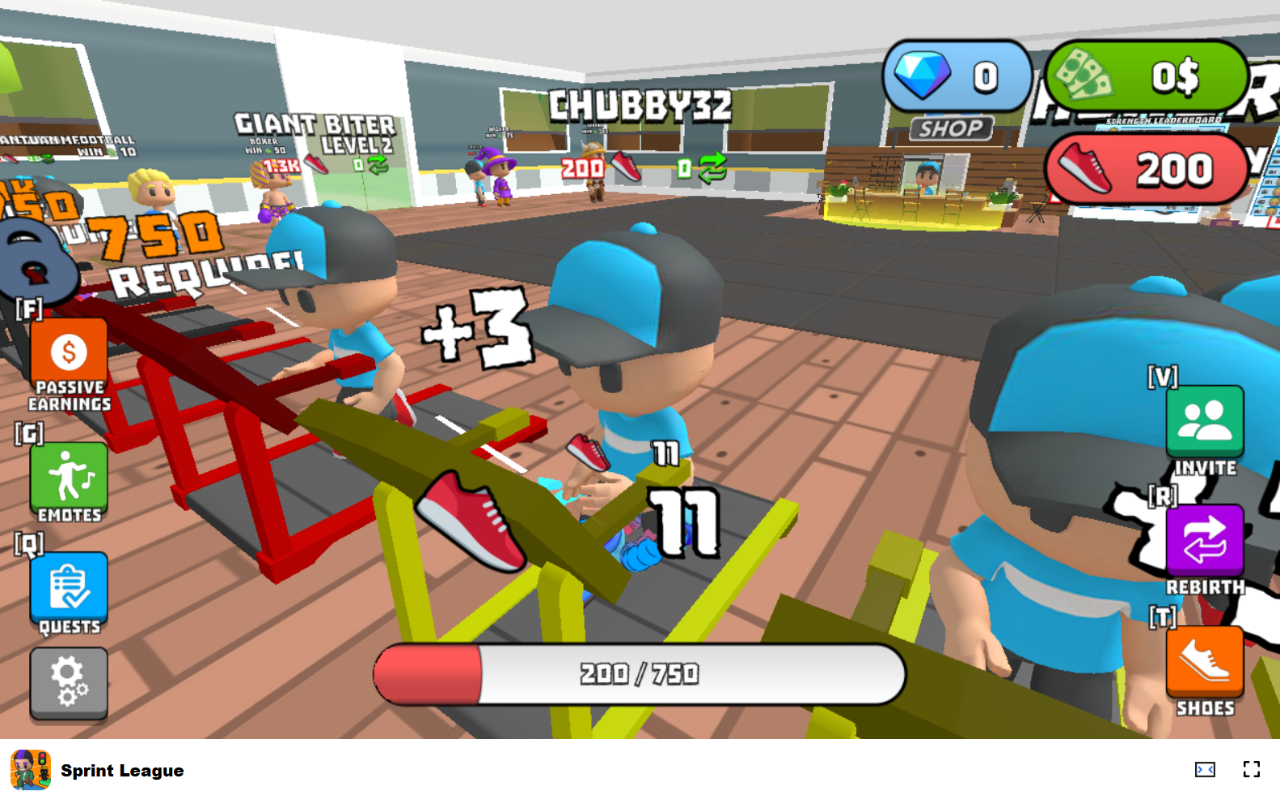 Sprint League 游戏 - 争做最快的跑者！ chrome谷歌浏览器插件_扩展第4张截图