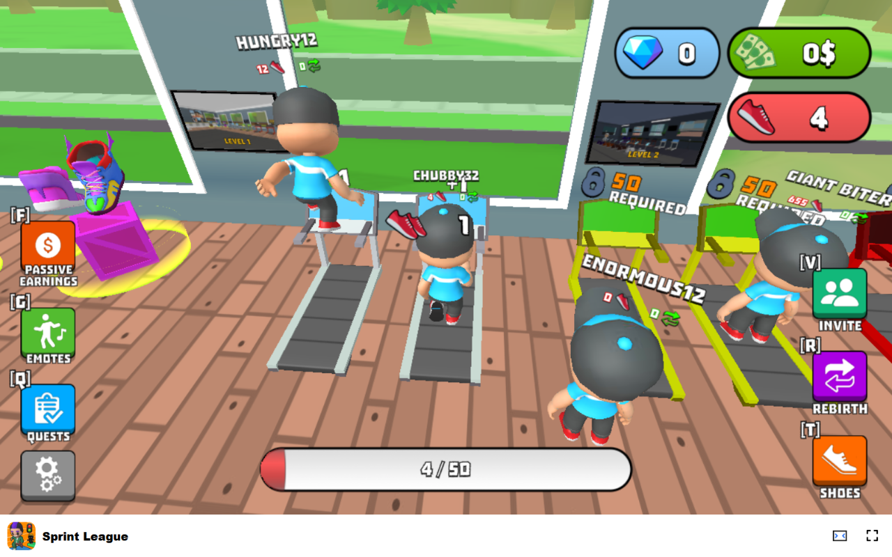 Sprint League 游戏 - 争做最快的跑者！ chrome谷歌浏览器插件_扩展第5张截图