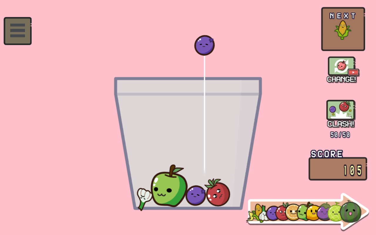 Watermelon Drop 在浏览器中游戏 - 免费且离线可用 chrome谷歌浏览器插件_扩展第1张截图