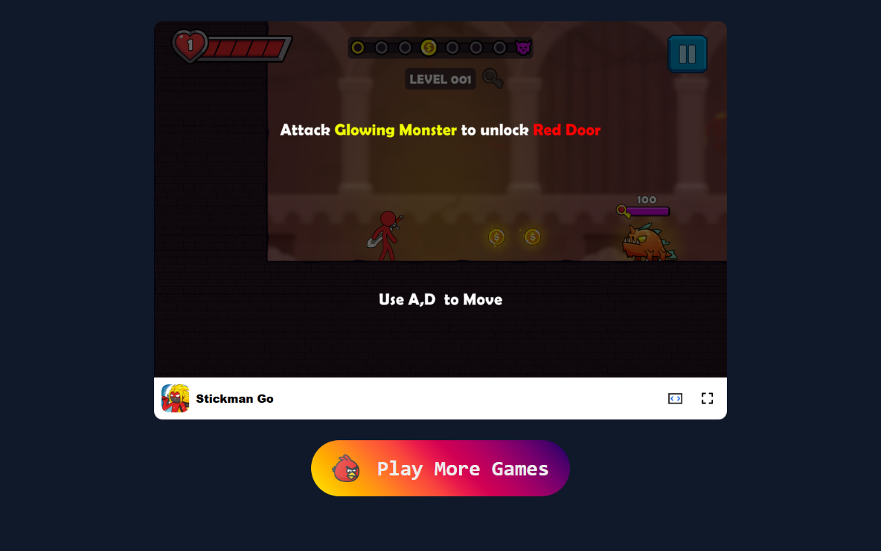 Stickman Go 游戏 - 体验高速奔跑的刺激！ chrome谷歌浏览器插件_扩展第4张截图