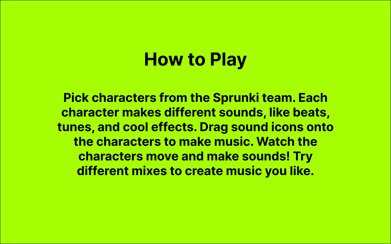 Spunky - The Good Music Mixing Sprunki Game! chrome谷歌浏览器插件_扩展第1张截图