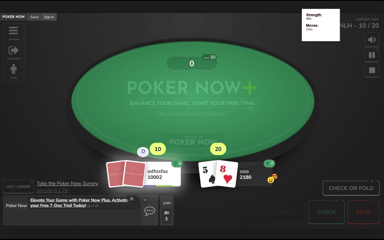 PokerNow Assistant chrome谷歌浏览器插件_扩展第1张截图