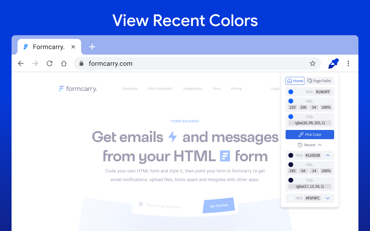 Color Picker | Eyedropper chrome谷歌浏览器插件_扩展第1张截图